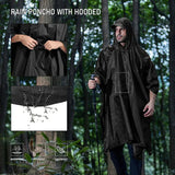 3 In 1 Outdoor Military Poncho