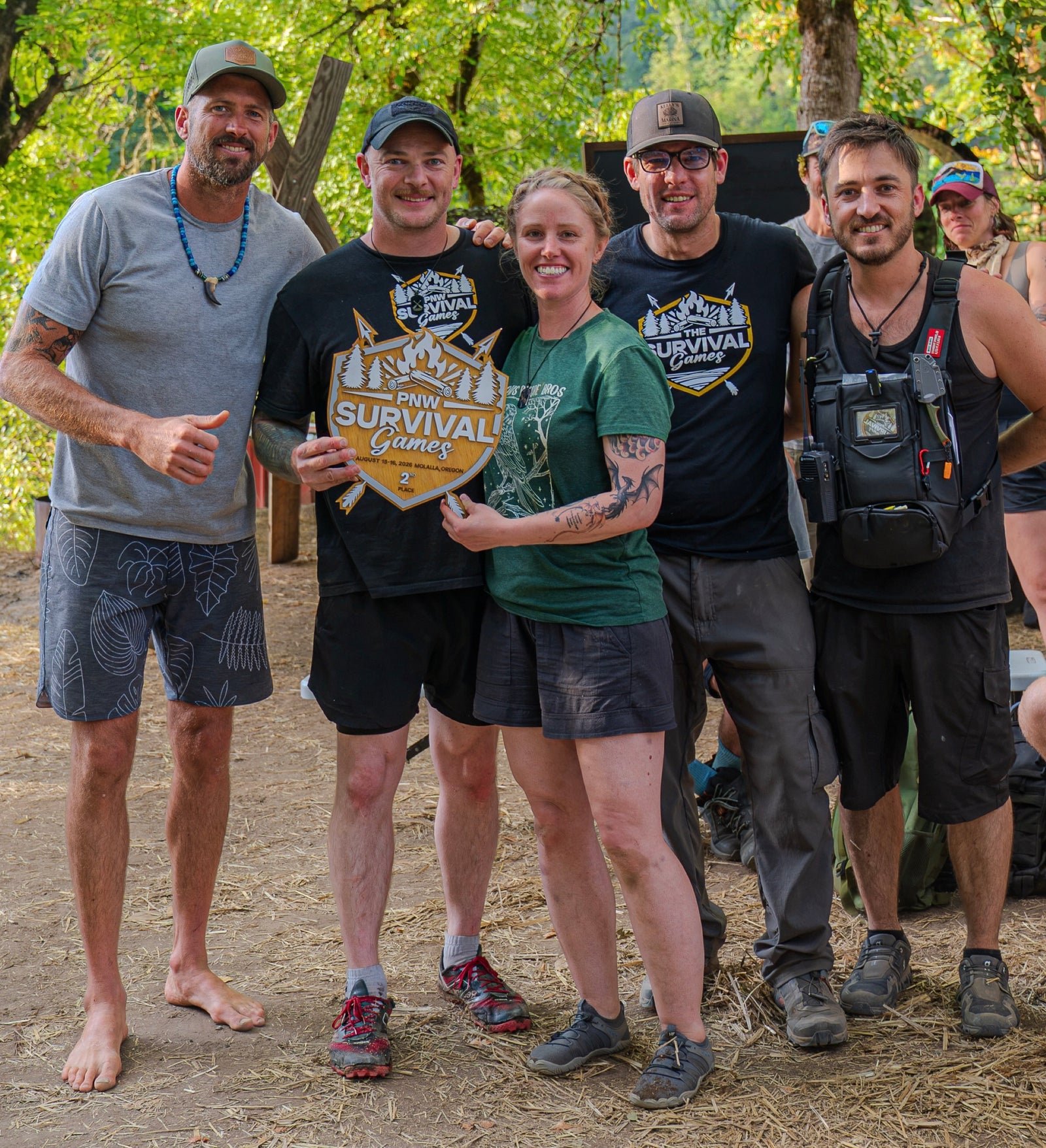 2026 PNW Survival Games second-place team, Theresa Carmichael and Zane Knepper
