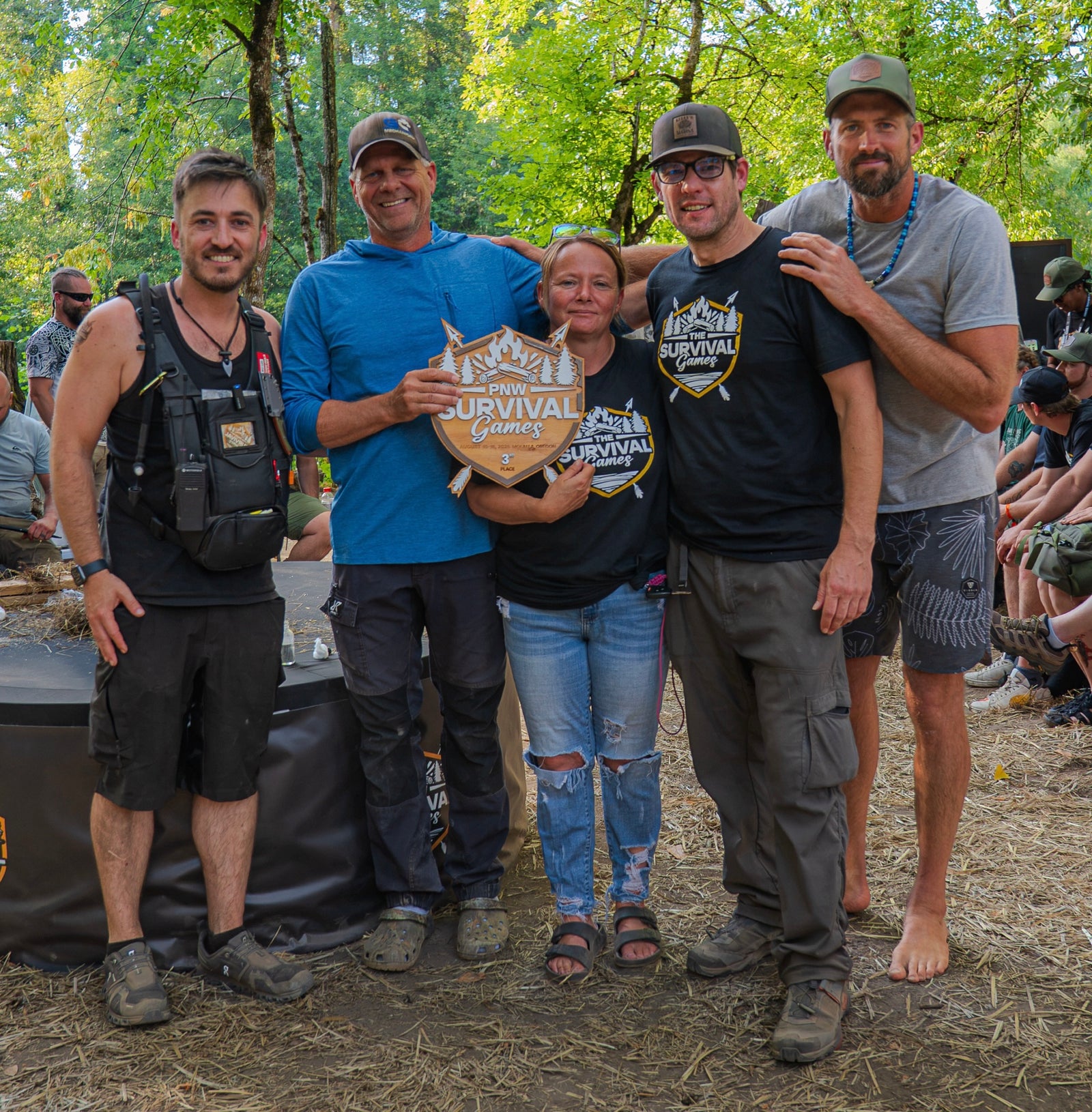 2026 PNW Survival Games third-place team, Nicholas Carle and Shannon Lea McGeough