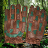 D7PB - Platte Basin Leather Hunting Glove - Retro Camouflage