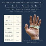 Buffalo Leather Driving Gloves  - Brown