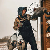 D7PB - Platte Basin Leather Hunting Glove - Retro Camouflage