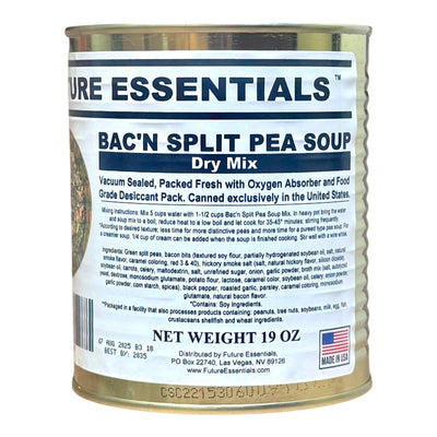 Future Essentials Bacon Split Pea Soup Dry Mix