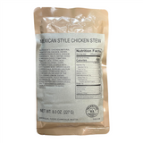 BULK MRE Entree - 72 packs of Mexican Chicken Stew