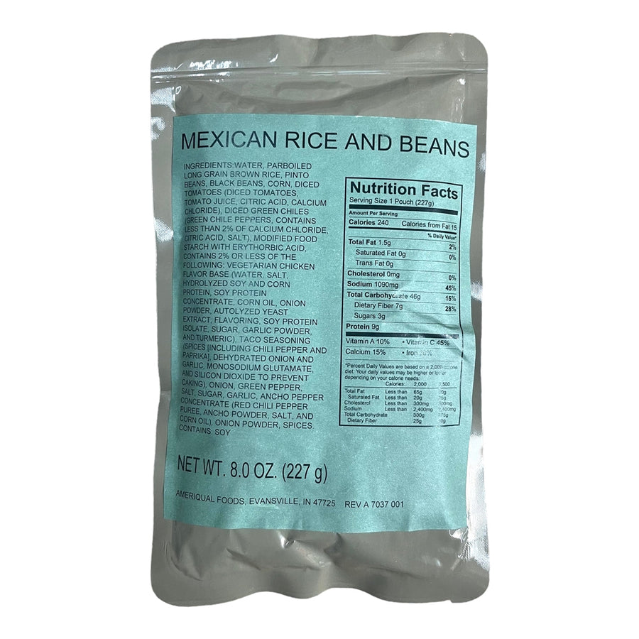 MRE Entree - Mexican Rice and Beans