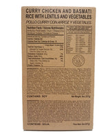 Case of 12 Single Complete MRE Meals – Standard Variety without Heaters