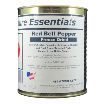 Future Essentials Freeze Dried Diced Red Bell Peppers