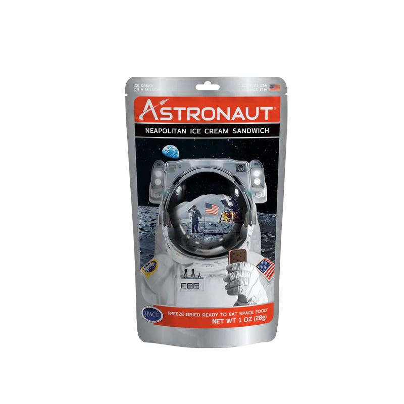 Astronaut Neapolitan Ice Cream Sandwich, Freeze Dried