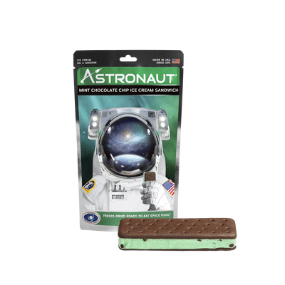 Astronaut Mint Choc Chip Ice Cream, Freeze Dried