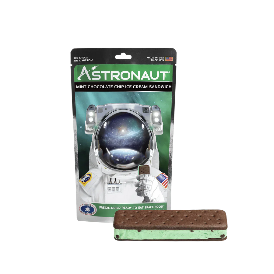 Astronaut Mint Choc Chip Ice Cream, Freeze Dried