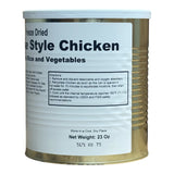Military Surplus Freeze Dried Japanese Style Chicken with Fried Rice and Vegetables