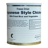 Military Surplus Freeze Dried Japanese Style Chicken with Fried Rice and Vegetables