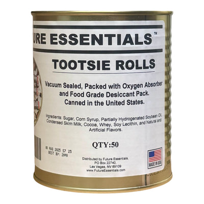 Future Essentials Fifty (50) Tootsie Rolls