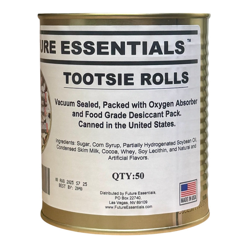 Future Essentials Fifty (50) Tootsie Rolls