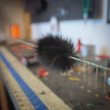 Rabbit Fur Bow String Silencers - Black