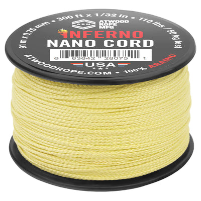 .75mm Inferno Nano Cord - Aramid - Yellow
