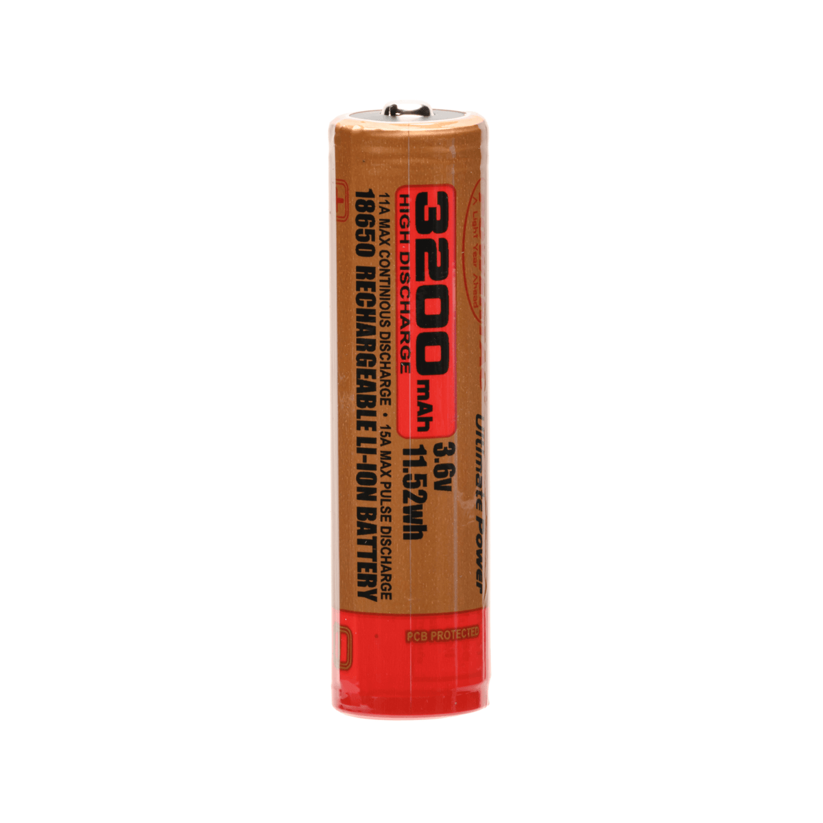 3200 mAh Li-Ion High Discharge 18650 Rechargeable Battery – The ...