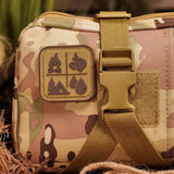 Survival Compass Patch: Desert Tan