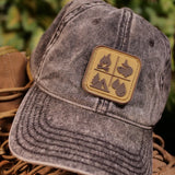 Survival Compass Patch: Desert Tan