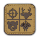 Survival Compass Patch: Desert Tan