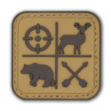 Survival Compass Patch: Orange