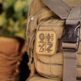 Survival Compass Patch: Orange