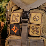 Survival Compass Patch: Desert Tan