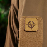 Survival Compass Patch: Desert Tan