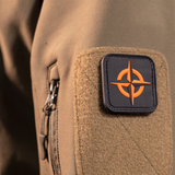 Survival Compass Patch: Orange