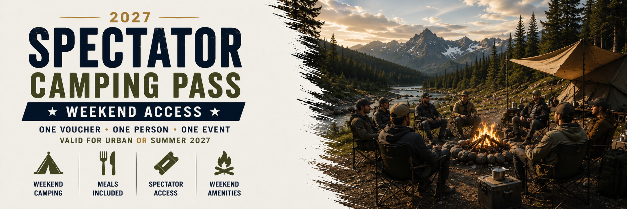 2027 Weekend Camping and Spectator Voucher