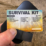 Tiny Survival Tin Kit: Rectangle - SMALL (7.4 c.i.)