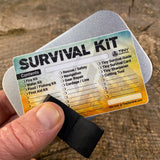 Tiny Survival Tin Kit: Rectangle - SMALL (7.4 c.i.)