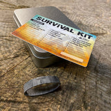 Tiny Survival Tin Kit: Rectangle - LARGE (13.3 c.i.)