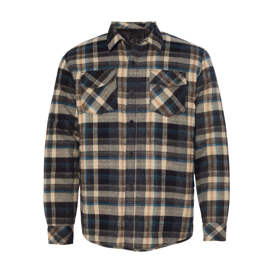 Quilted Flannel Shirt Jacket