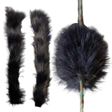 Rabbit Fur Bow String Silencers - Black