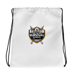 The Survival Games Drawstring Bag