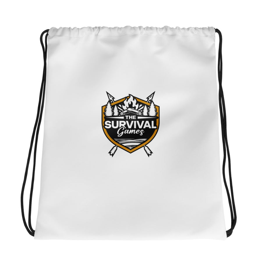 The Survival Games Drawstring Bag