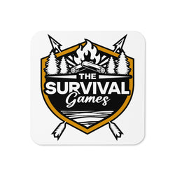 The Survival Games Cork-back Coaster