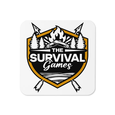 The Survival Games Cork-back Coaster