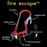 Fire Escape: Fire-Starting Multitool Carabiner