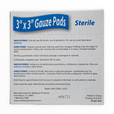 Sterile Gauze Pads 3” x 3”