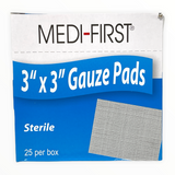 Sterile Gauze Pads 3” x 3”