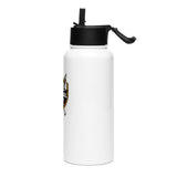 The Survival Games Stainless Steel Water Bottle with Straw Lid - The Survival Games