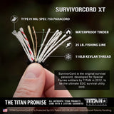 SurvivorCord XT Paracord (CN) | 100 FOOT